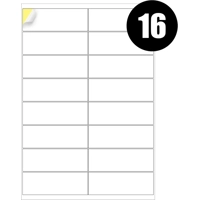16 Labels Per Sheet Multipurpose A4 Label Sheets