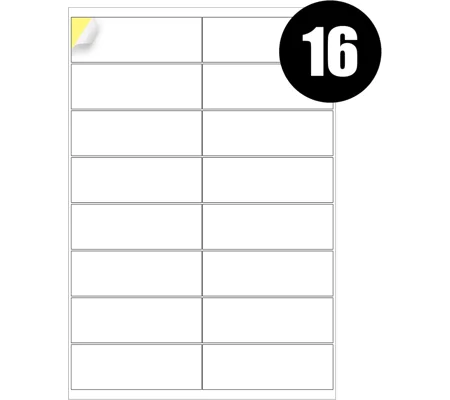 16 Labels Per Sheet Multipurpose A4 Label Sheets