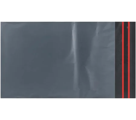 6" x 9" Grey Postal Mail Bags, Self-Seal Closure