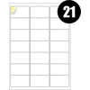 21 Labels Per Sheet Multipurpose A4 Label Sheets