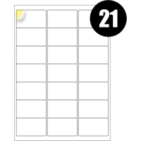 21 Labels Per Sheet Multipurpose A4 Label Sheets