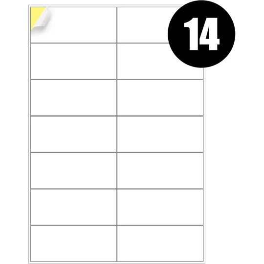 14 Labels Per Sheet Multipurpose A4 Label Sheets