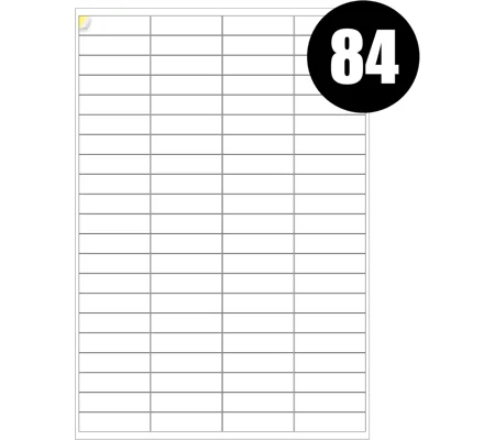 84 Labels Per Sheet Multipurpose A4 Label Sheets