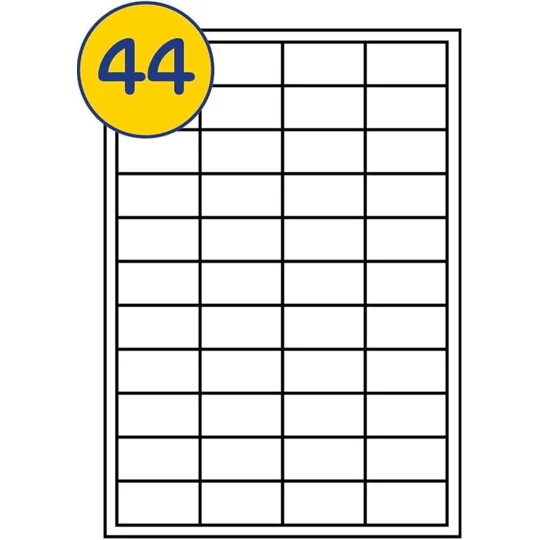 44 Labels Per Sheet Multipurpose A4 Label Sheets