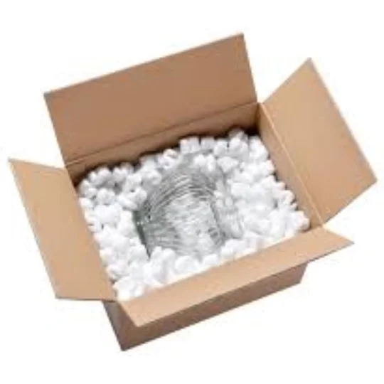 5 Cubic Feet EcoFlo Biodegradable Packing Peanuts - Protective Void Loose Fill
