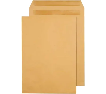 C4 / A4 Manilla Brown Mailing Envelopes Self Seal 80gsm 229 x 324mm