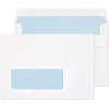 C6 / A6 White Mailing Envelopes with Window Self Seal 80gsm 114 x 162mm