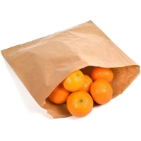 RFE Brown Strung Kraft Paper Food Bags Food use, Groceries, Sandwiches Fruit Bags Sweet Party Grocer