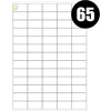 65 Labels Per Sheet Multipurpose A4 Label Sheets