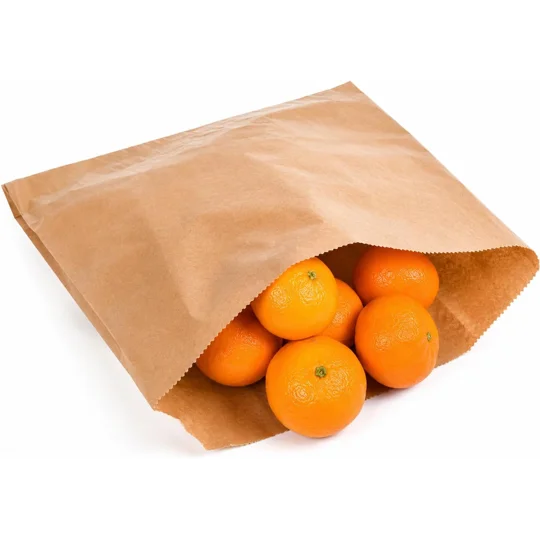 RFE Brown Strung Kraft Paper Food Bags Food use, Groceries, Sandwiches Fruit Bags Sweet Party Grocer