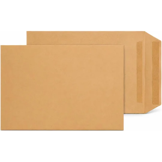 C5 / A5 Manilla Brown Mailing Envelopes Self Seal 80gsm 229 x 162mm