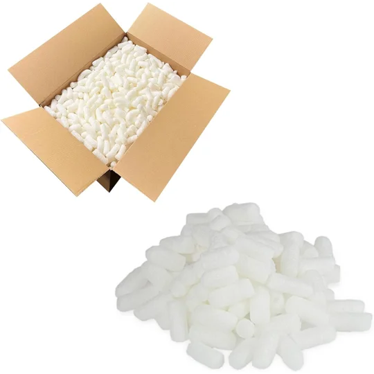5 Cubic Feet EcoFlo Biodegradable Packing Peanuts - Protective Void Loose Fill