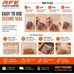 2.25" x 2.25" Grip Seal Bags