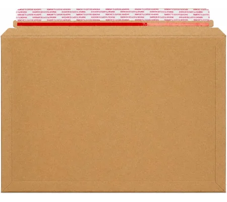 A4/C4 209mm x 312mm Strong Heavy Duty Rigid Cardboard Envelope, Capacity Book Mailer, Peel & Seal, R