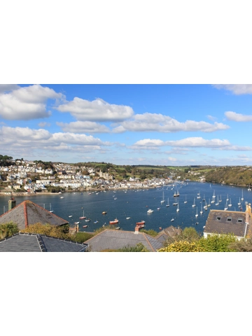Fowey A4 Mounted Photo.
