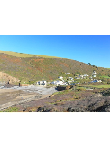 Crackington Haven A4 Mounted Photo
