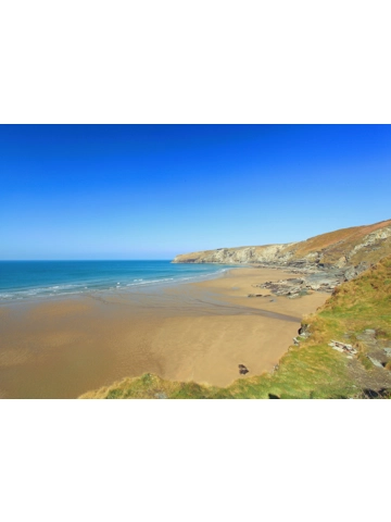 Trebarwith Strand A4 Mounted Photo