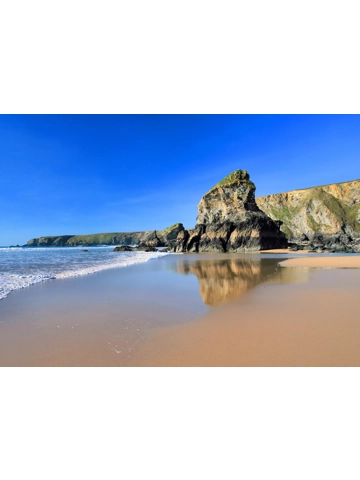 Bedruthan Steps A4 Mounted Photo.