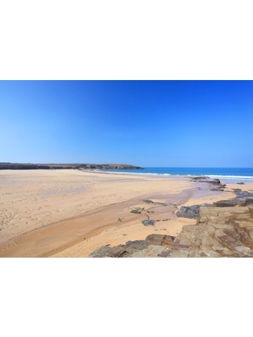 Harlyn Bay A4 Mounted Photo