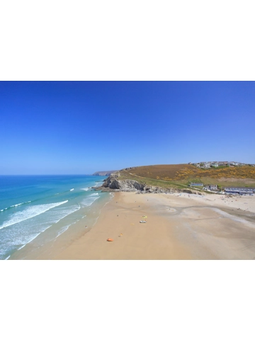 Porthtowan A4 Mounted Photo.