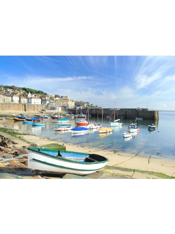 Mousehole A4 Mounted Photo