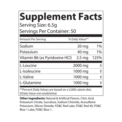 Amethyst Surge BCAA Powder (Grape Flavor)