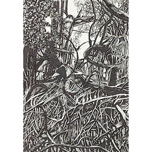 Original pen drawing of Tanglewood by Trevor Whetstone