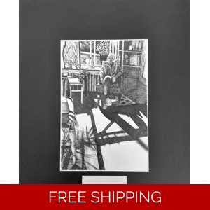 Original pen drawing of..