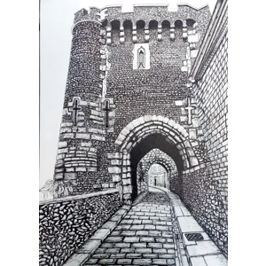 Lewes Castle by Trevor Whetstone