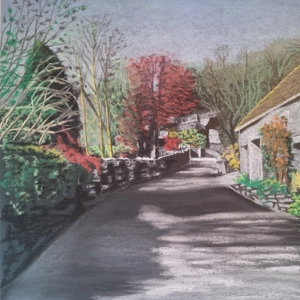 Fine art print of Parwich, Derbyshire by Trevor Whetstone