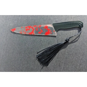 Acrylic Blood Knife Bookmark - The Perfect Gift for Bookwo..