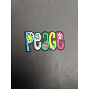 Peace Embroidery Patch