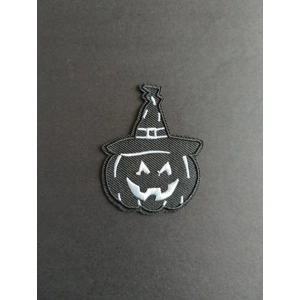 Halloween Pumpkin Embroidered Patch