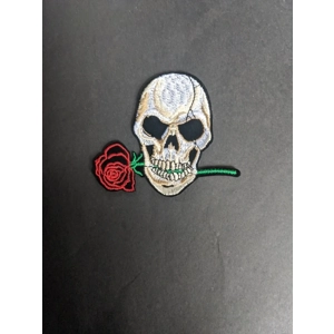 Skull&Rose Embroidered Patch