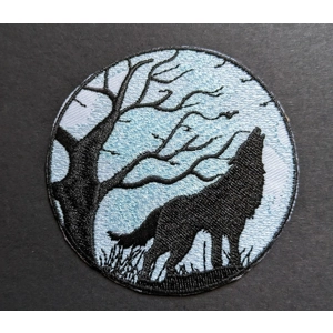 Wolf&Tree Embroidery Patch