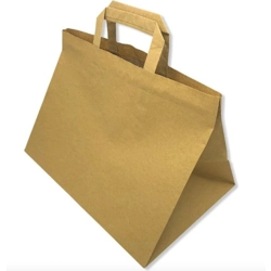 JUMBO KRAFT PAPER CARRIER BAGS  X250