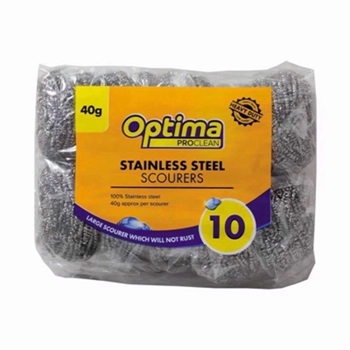 SCOURER XL STAINLESS STEEL 10