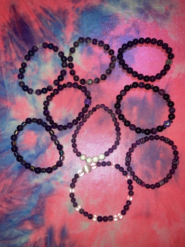 Purple Stone EarthCare Bracelets