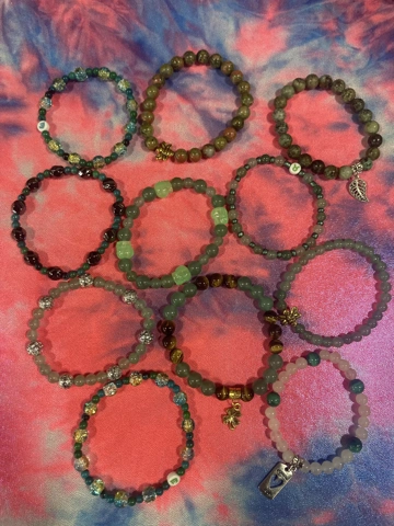 Green Stone EarthCare Bracelets