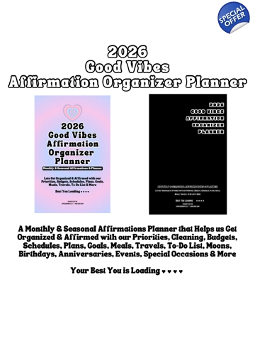 2026 Good Vibe Affirmat..