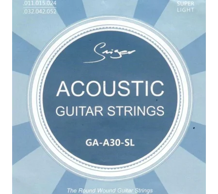 Smiger GA-A30-SL Acoustic Guitar Strings 11 Gauge