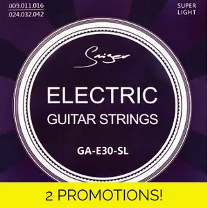 Smiger GA-E30 Electric Guitar Strings SL 9 Gauge