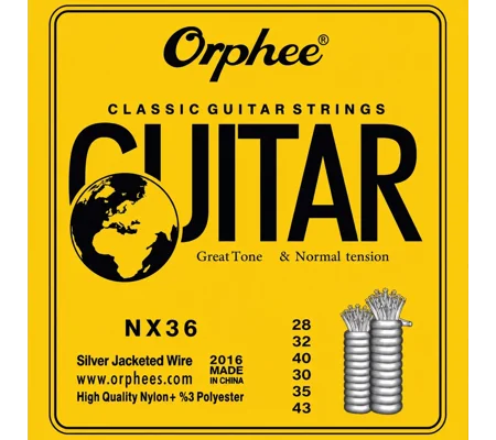 Orphee Classical Normal Tension NX36 Guitar Strings