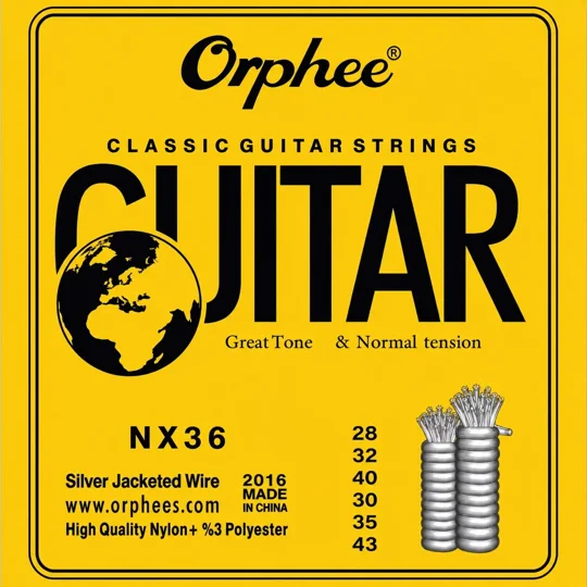 Orphee Classical Normal Tension NX36 Guitar Strings