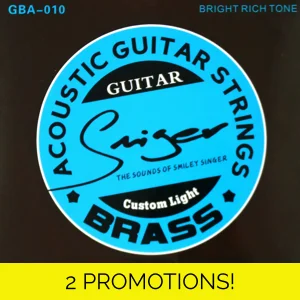 Smiger Acoustic Guitar Brass Strings GBA-010