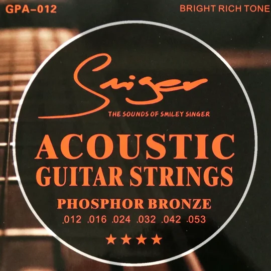 Smiger Acoustic Phosphor Bronze Guitar Strings GPA-012
