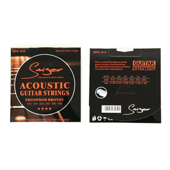 Smiger Acoustic Phosphor Bronze Guitar Strings GPA-012