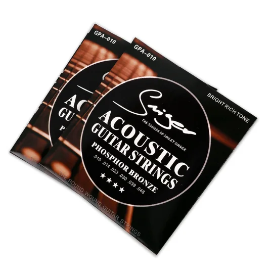 Smiger Acoustic Phosphor Bronze 10 Gauge Guitar Strings GPA-010