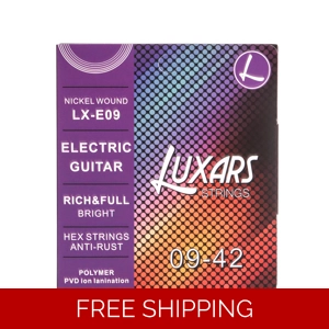 Luxars LX-E09 Nickel Wound Electric Guitar Strings: Unleash Rich, Full-Bodied Sound with Anti-Rust P