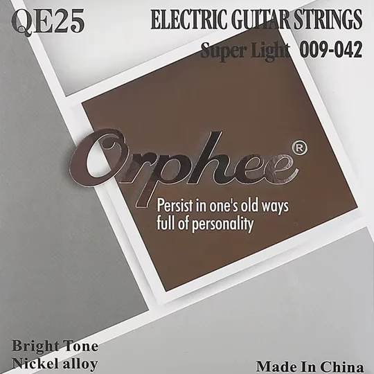 Orphee Electric 9-Gauge QE25 Guitar Strings